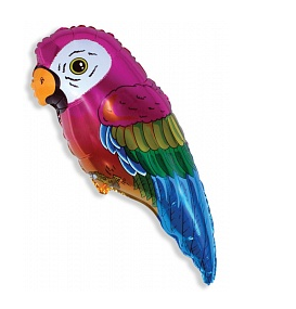 Фольгированный шар  "Супер попугай" (35"/89 см) 