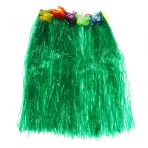 Гавайская юбка, цвет зелёный