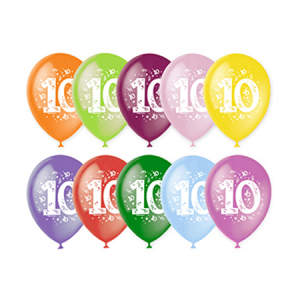 Воздушный шар цифра 10 (Десять)