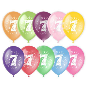 Воздушный шар цифра 7 (Семь)