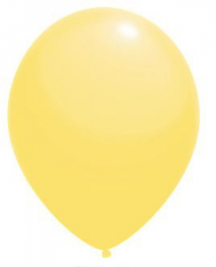 Воздушный шар светло-желтый 12"