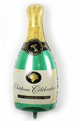 Фольгированный шар  "Бутылка шампанского" 39"/99 см