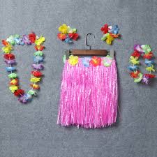 Костюм "Гавайская вечеринка" 2 (юбка, бусы, браслеты, венок)