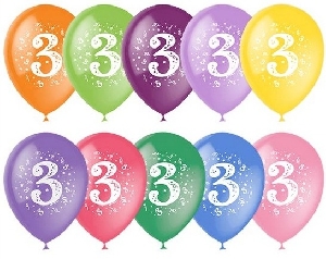 Воздушный шар цифра 3 (Три)