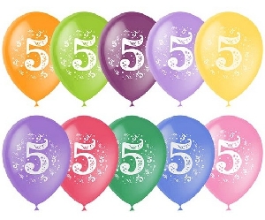 Воздушный шар цифра 5 (Пять)