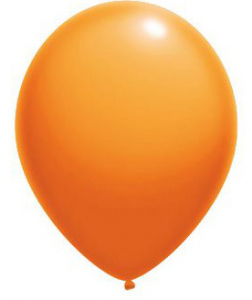 Воздушный шар оранжевый 12"