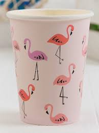 Бумажные стаканчики "Фламинго", Белый, 6 шт., 180 мл